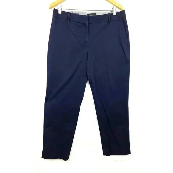 Talbots Signature Navy Blue Business Pants Sz 10 Trousers Slacks Casual Women's - Picture 1 of 9
